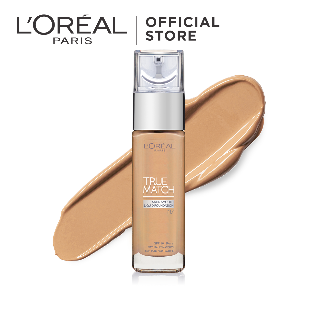 TRUE MATCH LIQUID FOUNDATION N7-NUDE AMBRE 30 ML