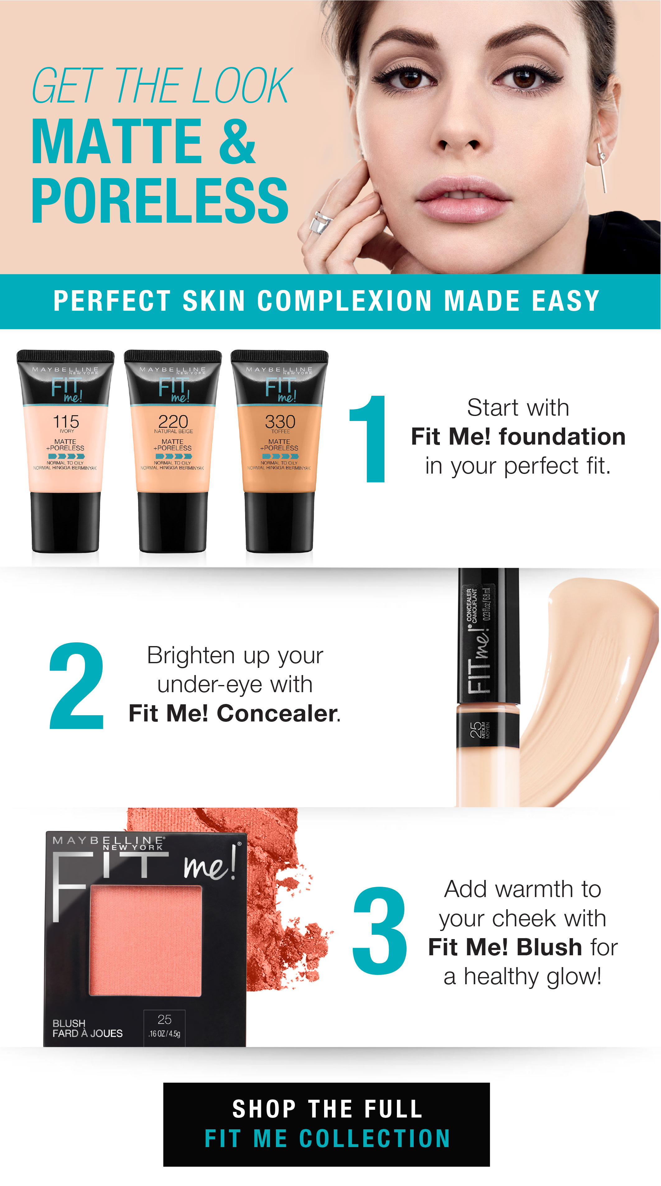 FIT ME MATTE & PORELESS FOUNDATION TUBE