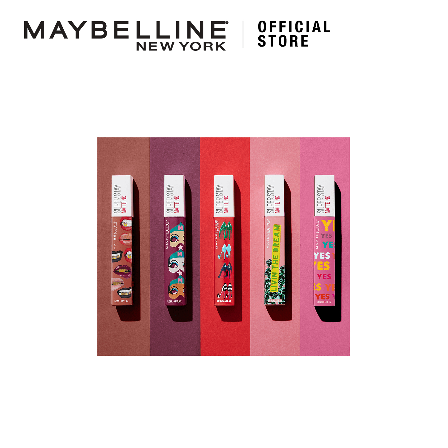  SUPER STAY MATTE INK ASHLEY LONGSHORE LIMITED EDITION LIPS 40 BELIEVER