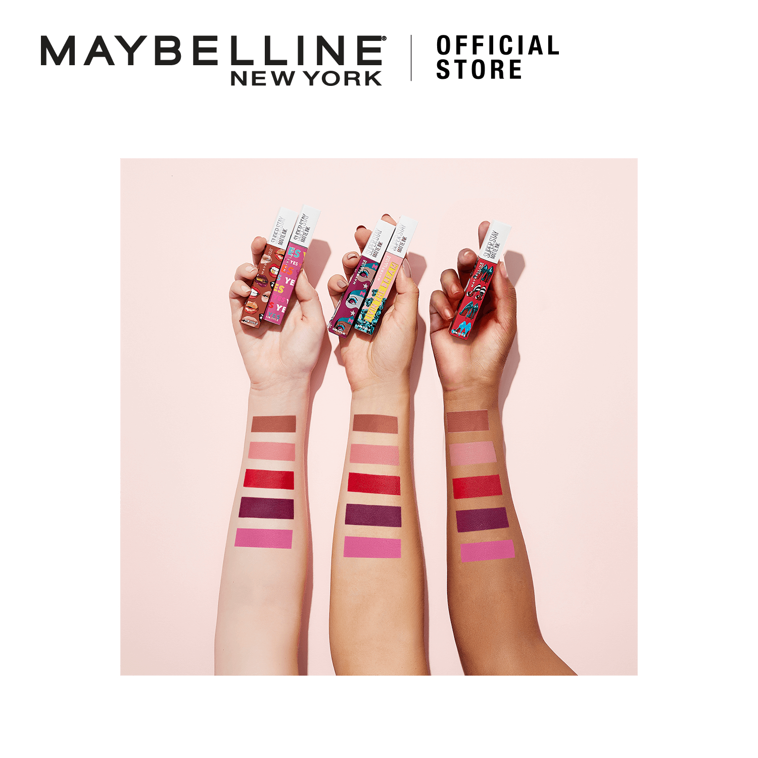  SUPER STAY MATTE INK ASHLEY LONGSHORE LIMITED EDITION LIPS 40 BELIEVER