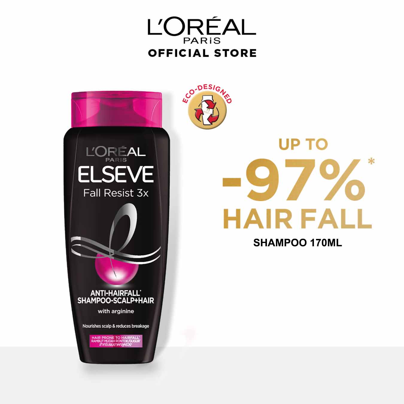 ELSEVE FALL REPAIR SHAMPOO 170ML