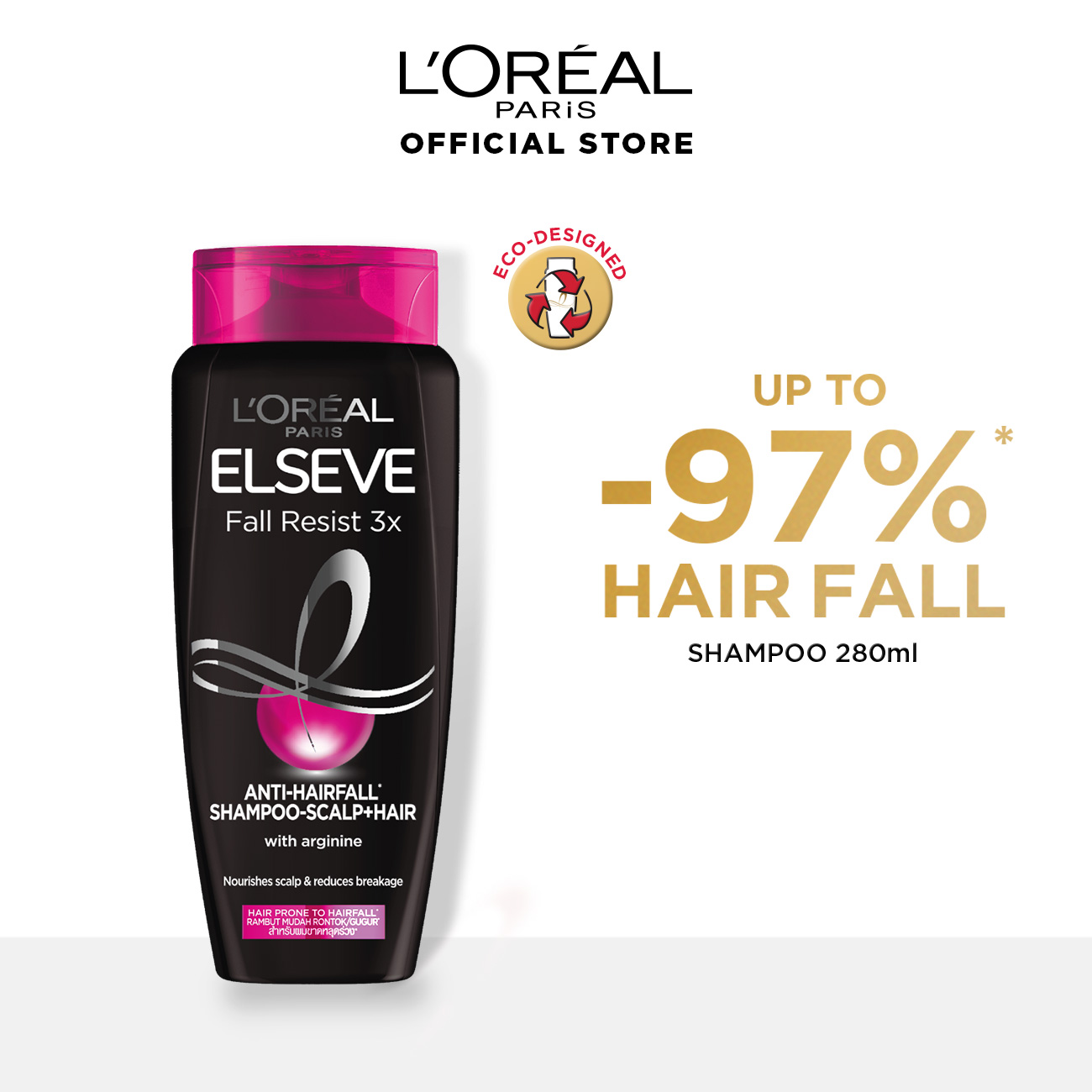 ELSEVE FALL REPAIR SHAMPOO 280ML