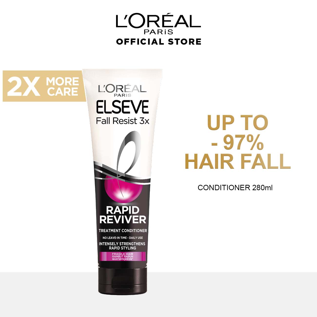 ELSEVE FALL RESIST 3X RAPID REVIVER TREATMENT CONDITONER 280ML