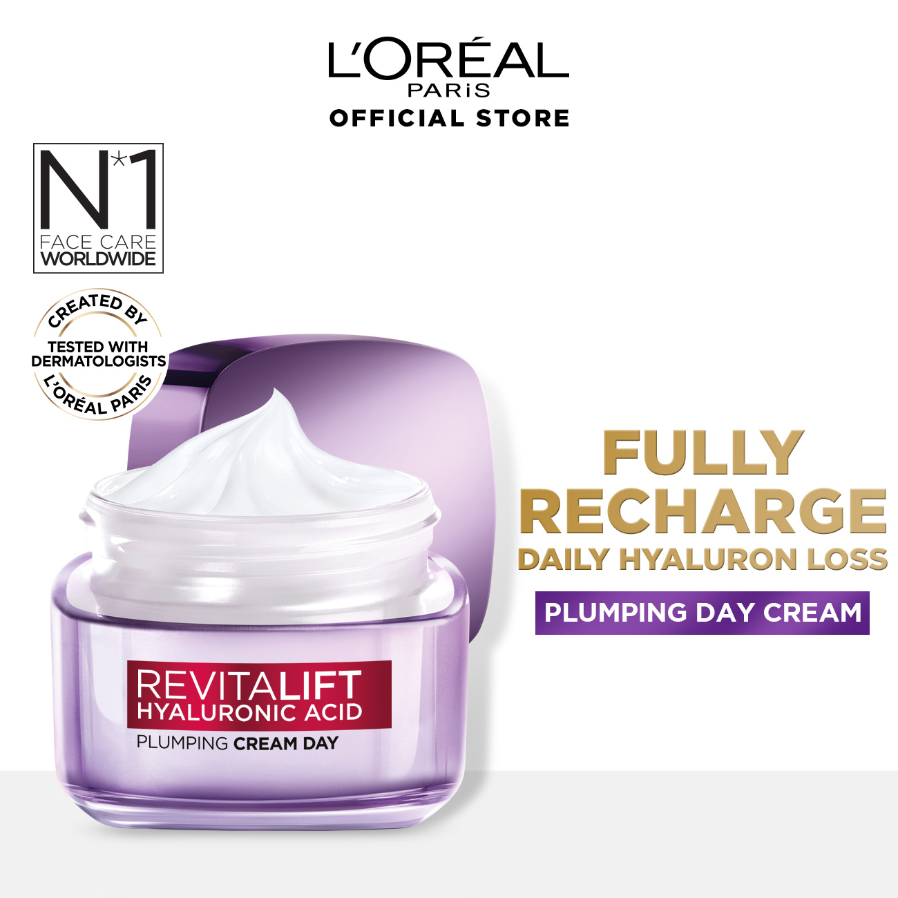 REVITALIFT HYALURONIC ACID PLUMPING CREAM DAY 50ML