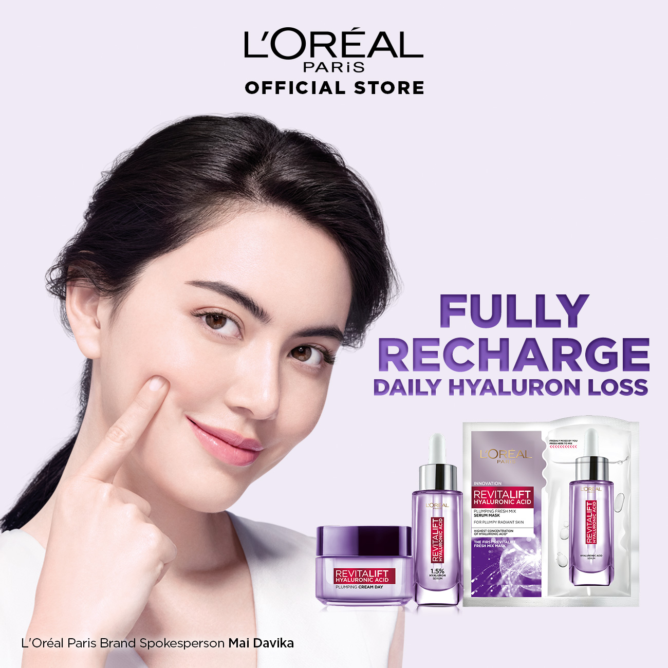 REVITALIFT HYALURONIC ACID PLUMPING CREAM DAY 50ML