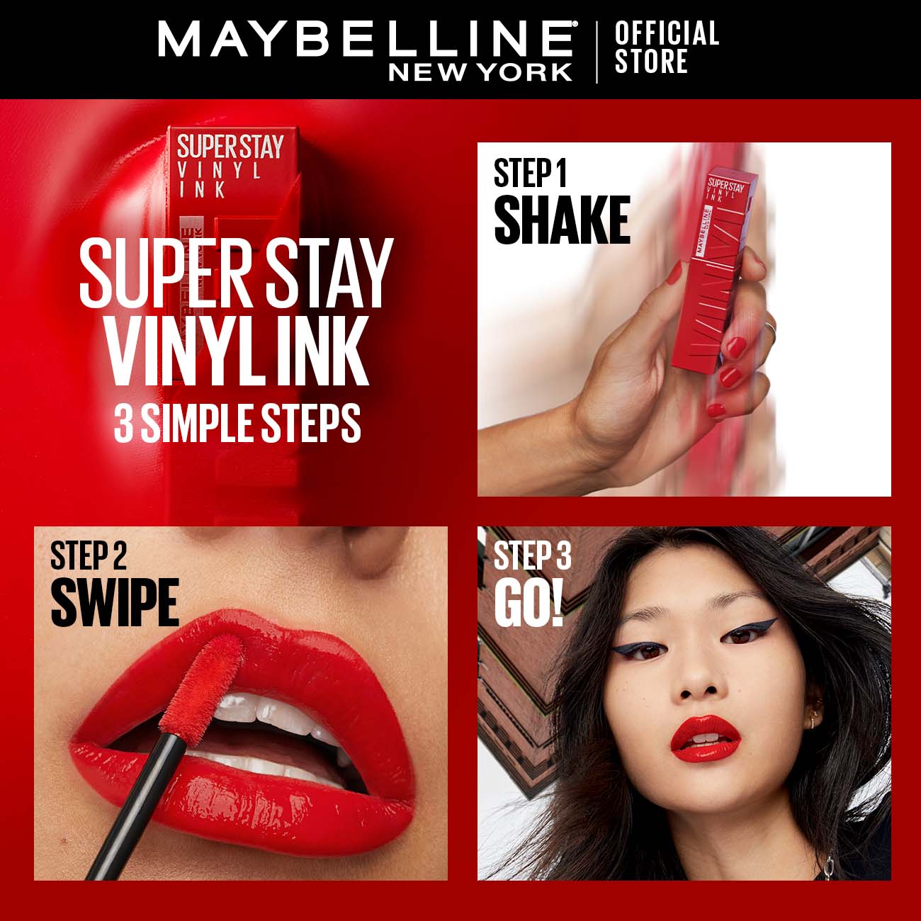 SUPERSTAY VINYL INK LONGWEAR LIQUID LIPSTICK GET