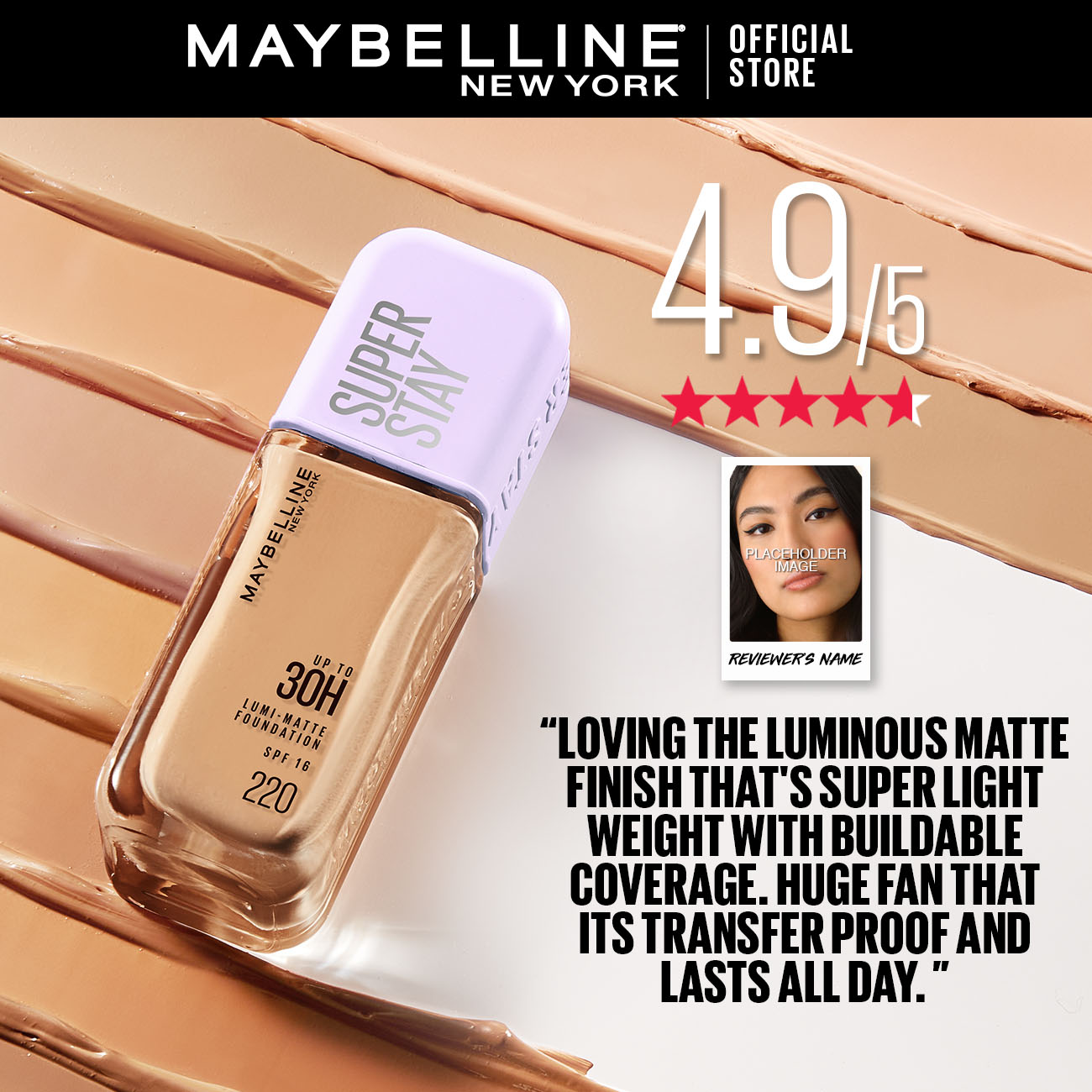 SUPER STAY LUMI-MATTE FOUNDATION 30H LONGWEAR